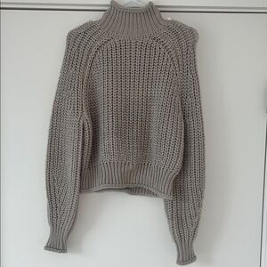 H&M Taupe Turtleneck Sweater